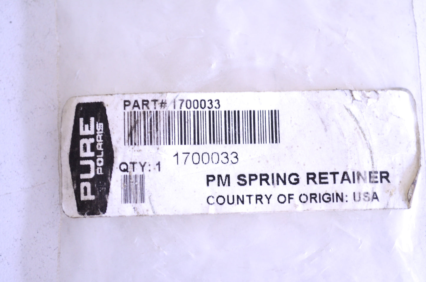 Spring Retainer NOS