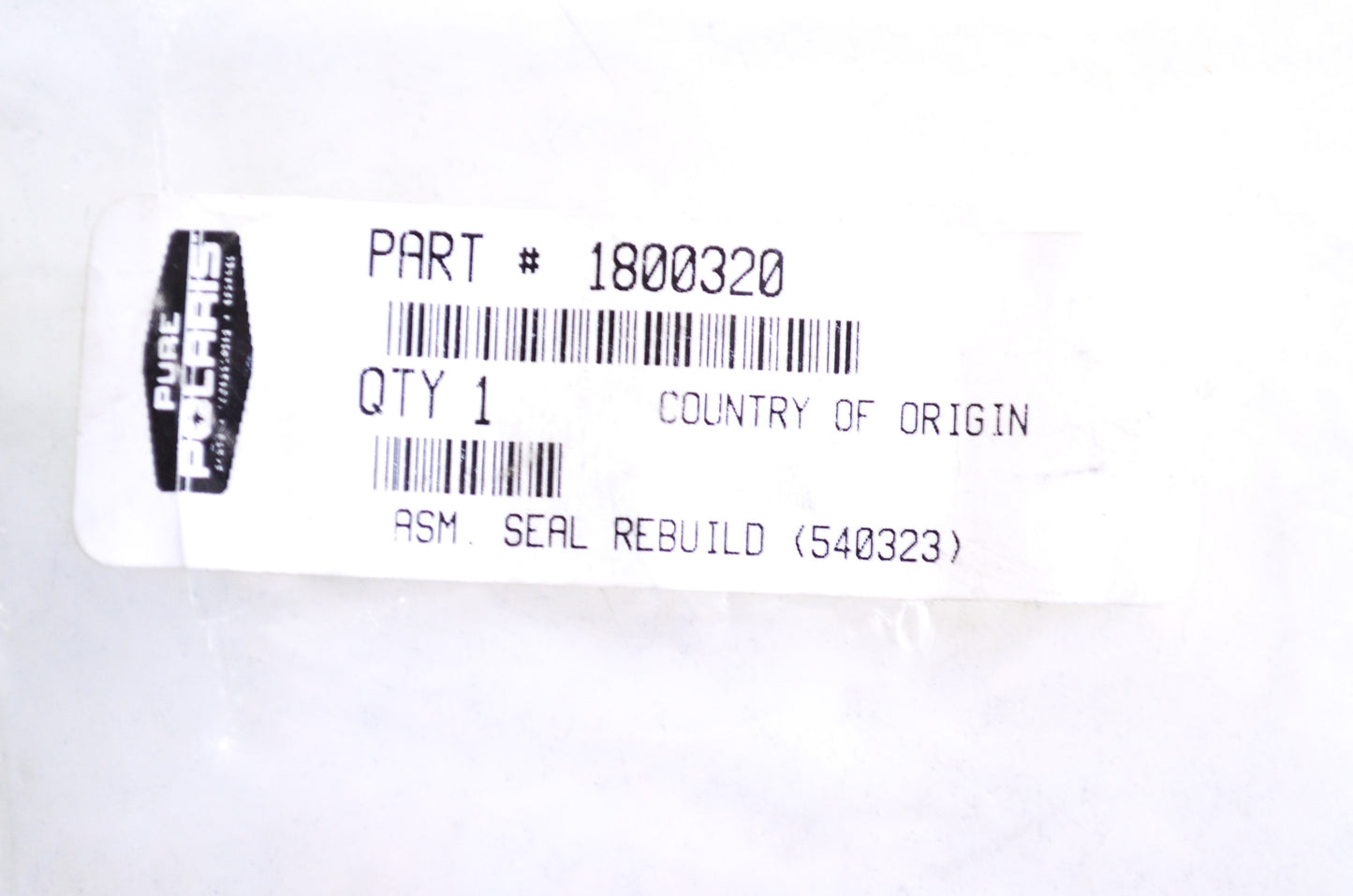 OEM Polaris 1800320 Seal Rebuild Assembly NOS