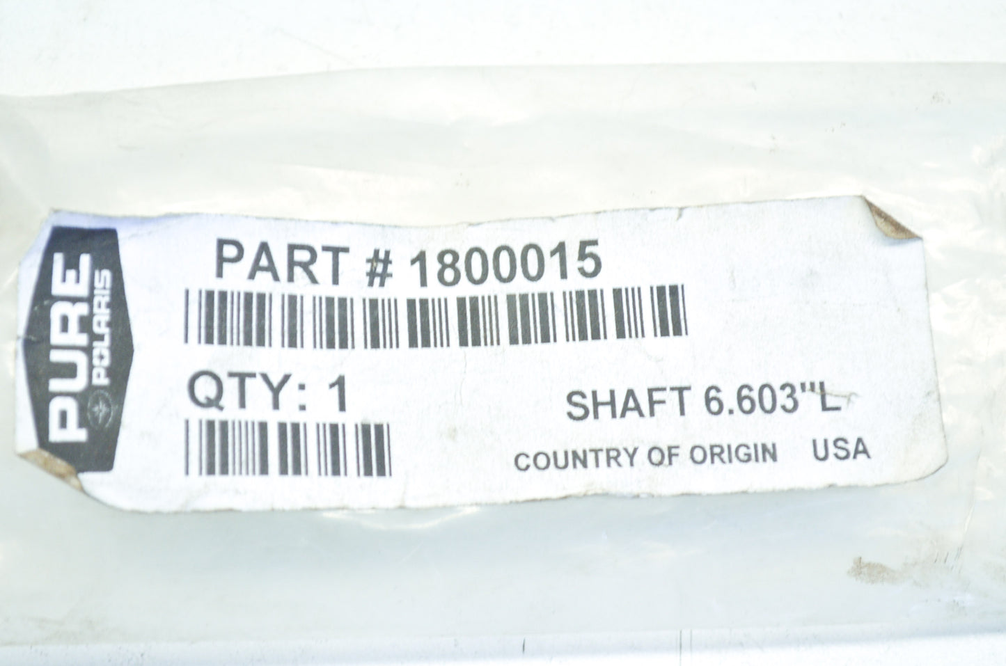 OEM Polaris 1800015 Shaft NOS