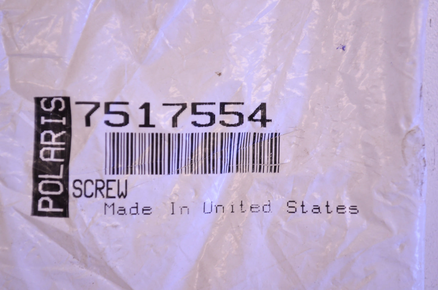 OEM Polaris 7517554 Screw NOS