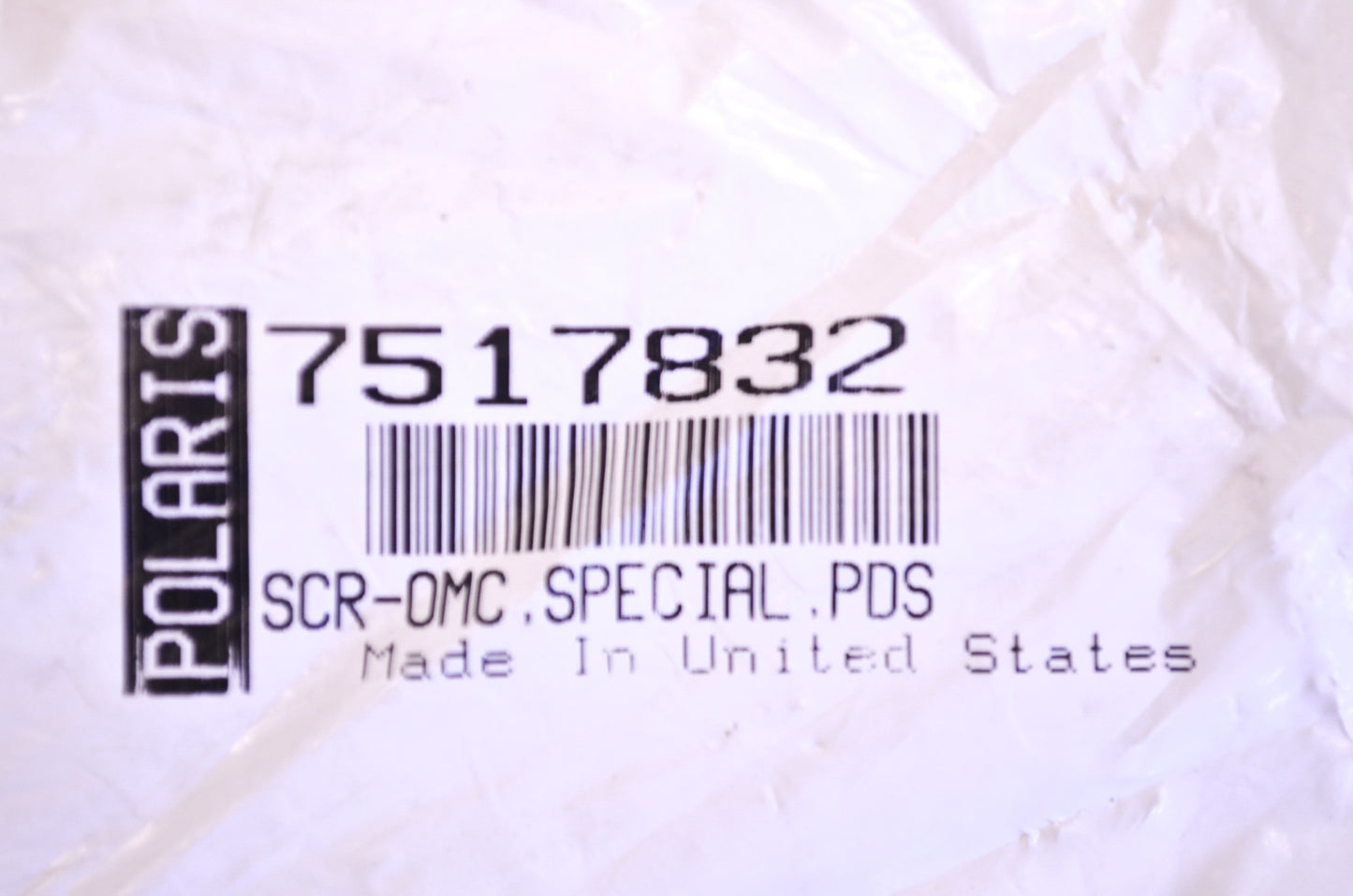 OEM Polaris 7517832 Fuel Injector Bolt NOS