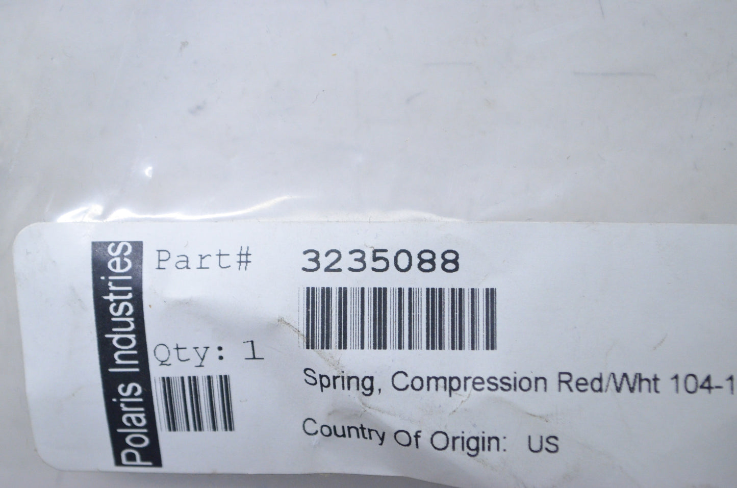 OEM Polaris 3235088 Driven Spring NOS
