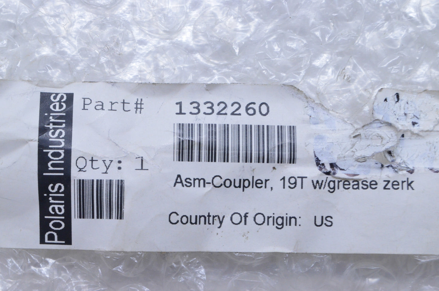 New OEM Polaris 19T Coupler Assembly NOS