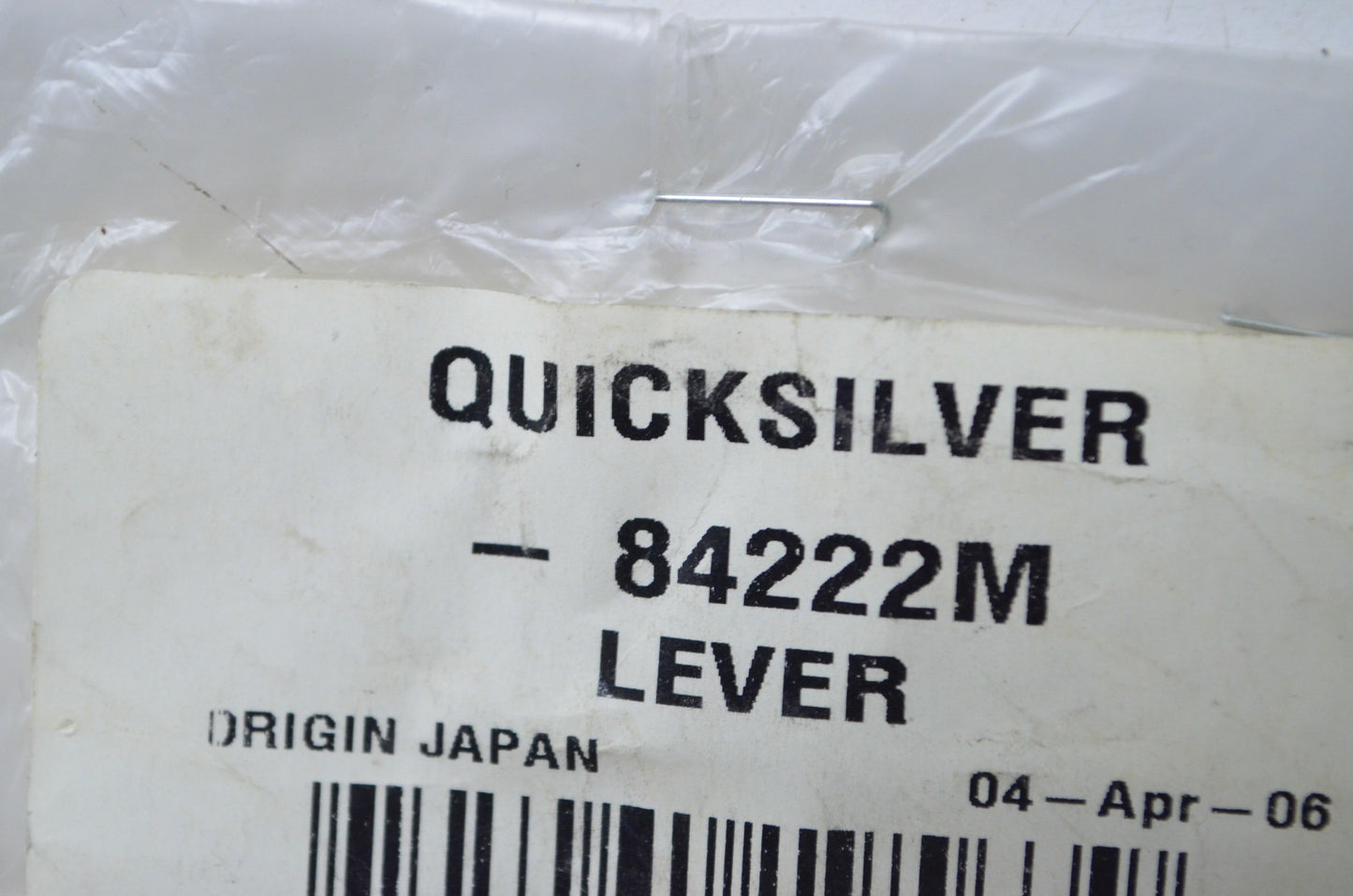 OEM Mercury 84222M, 84222 Throttle Lever NOS