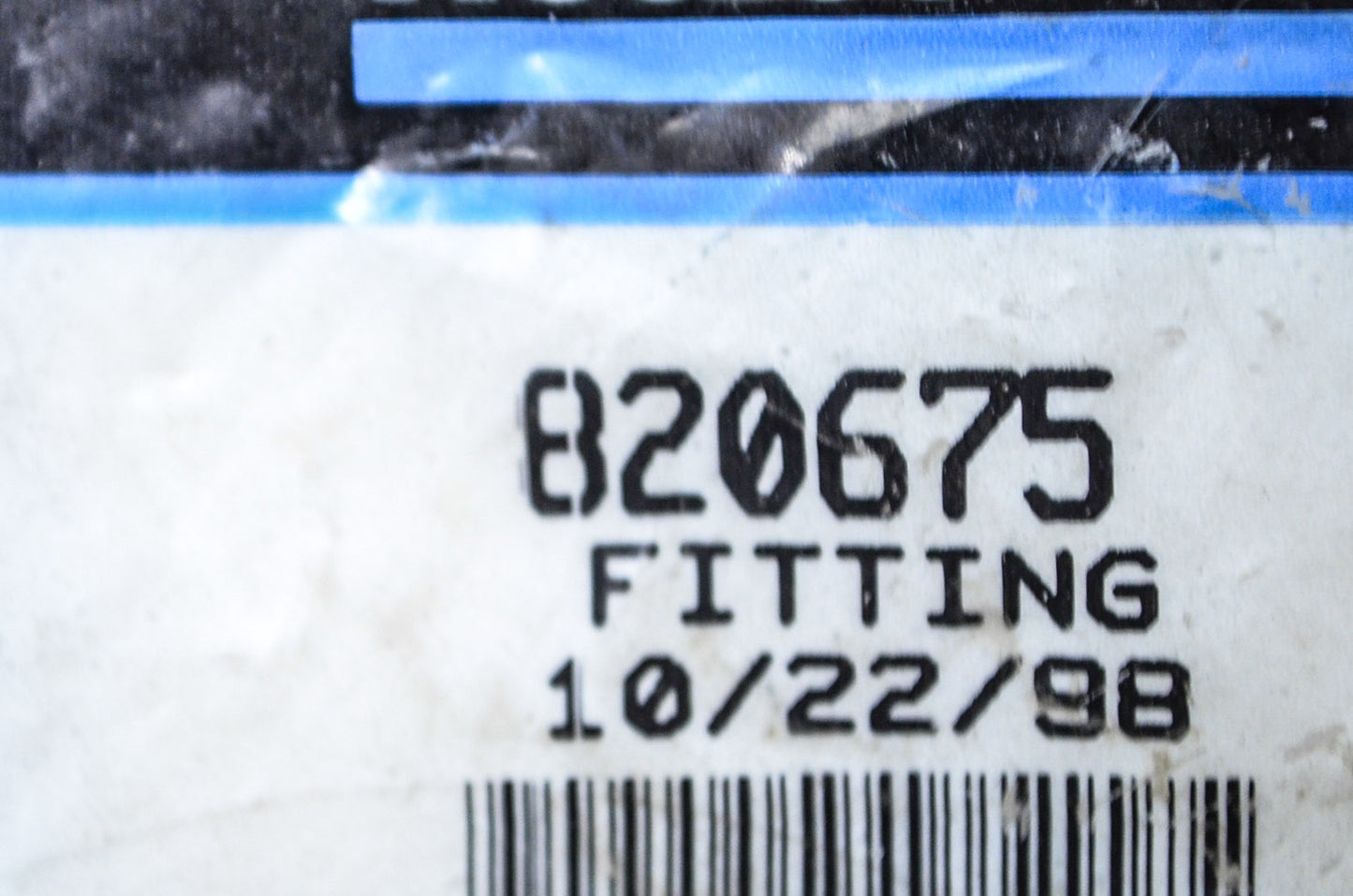 OEM Mercury 820675 Bulkhead & Nut Fitting Kit NOS