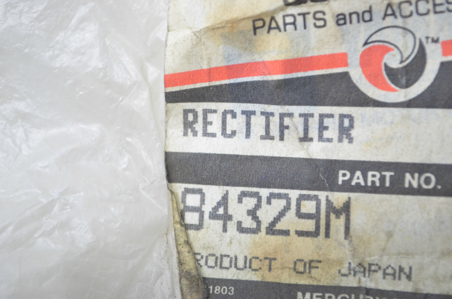 OEM Mercury 84329M Rectifier Assembly NOS