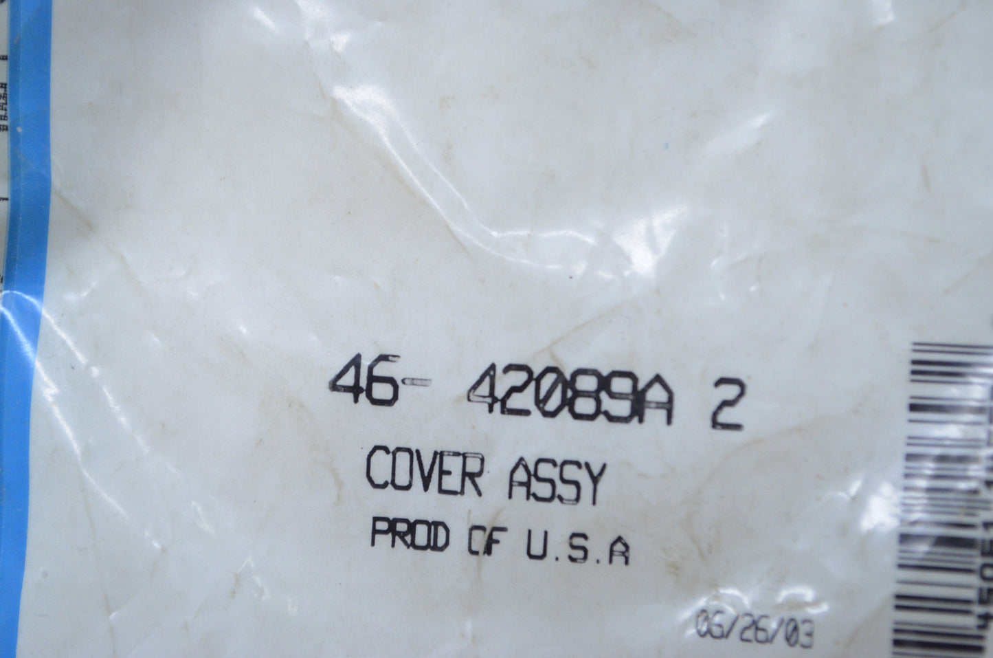 OEM Mercury 46-42089A2 Cover Assembly NOS