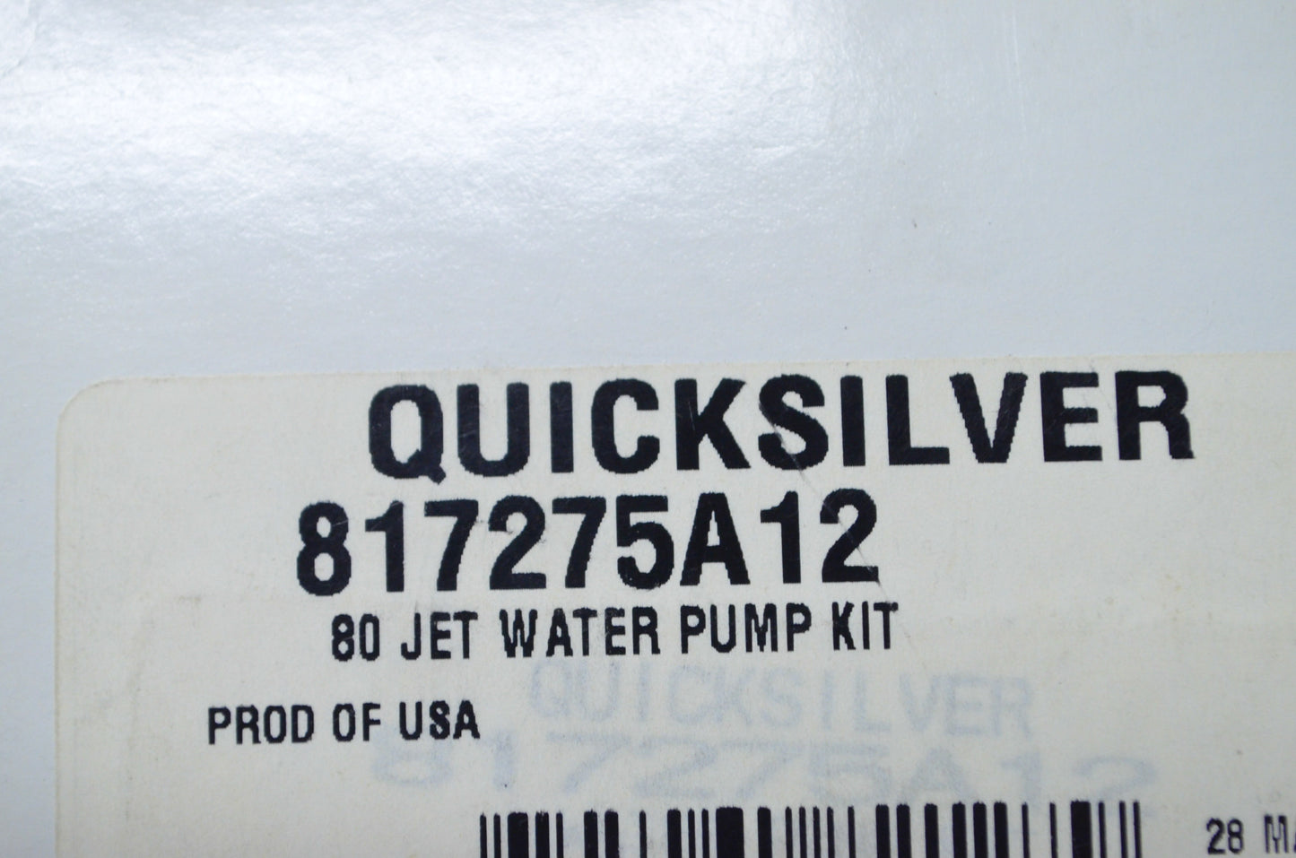 OEM Mercury 817275A12 80 Jet Water Pump Kit NOS