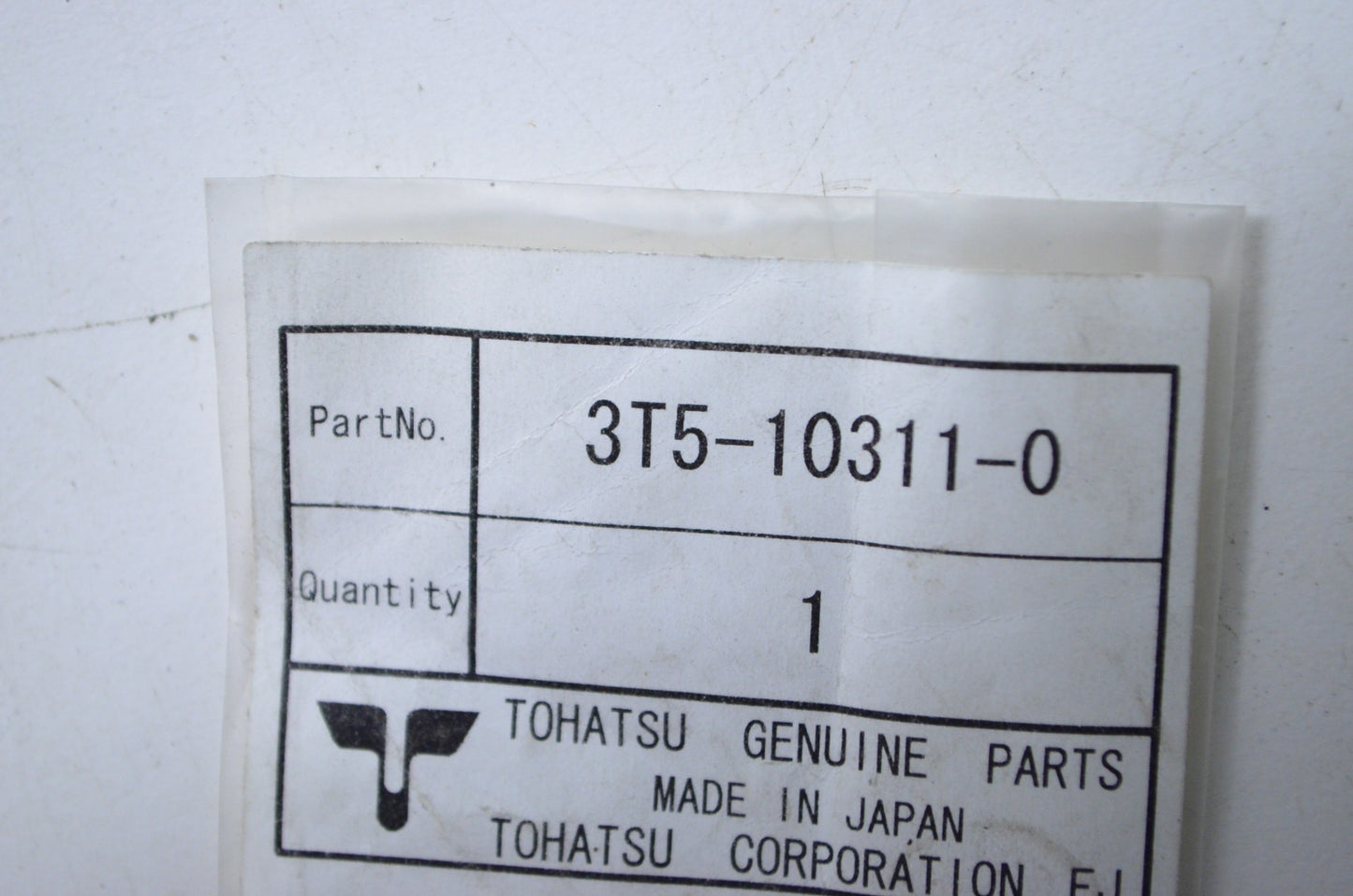 Tohatsu 3T5-10311-0 O-Ring 2-13 NOS