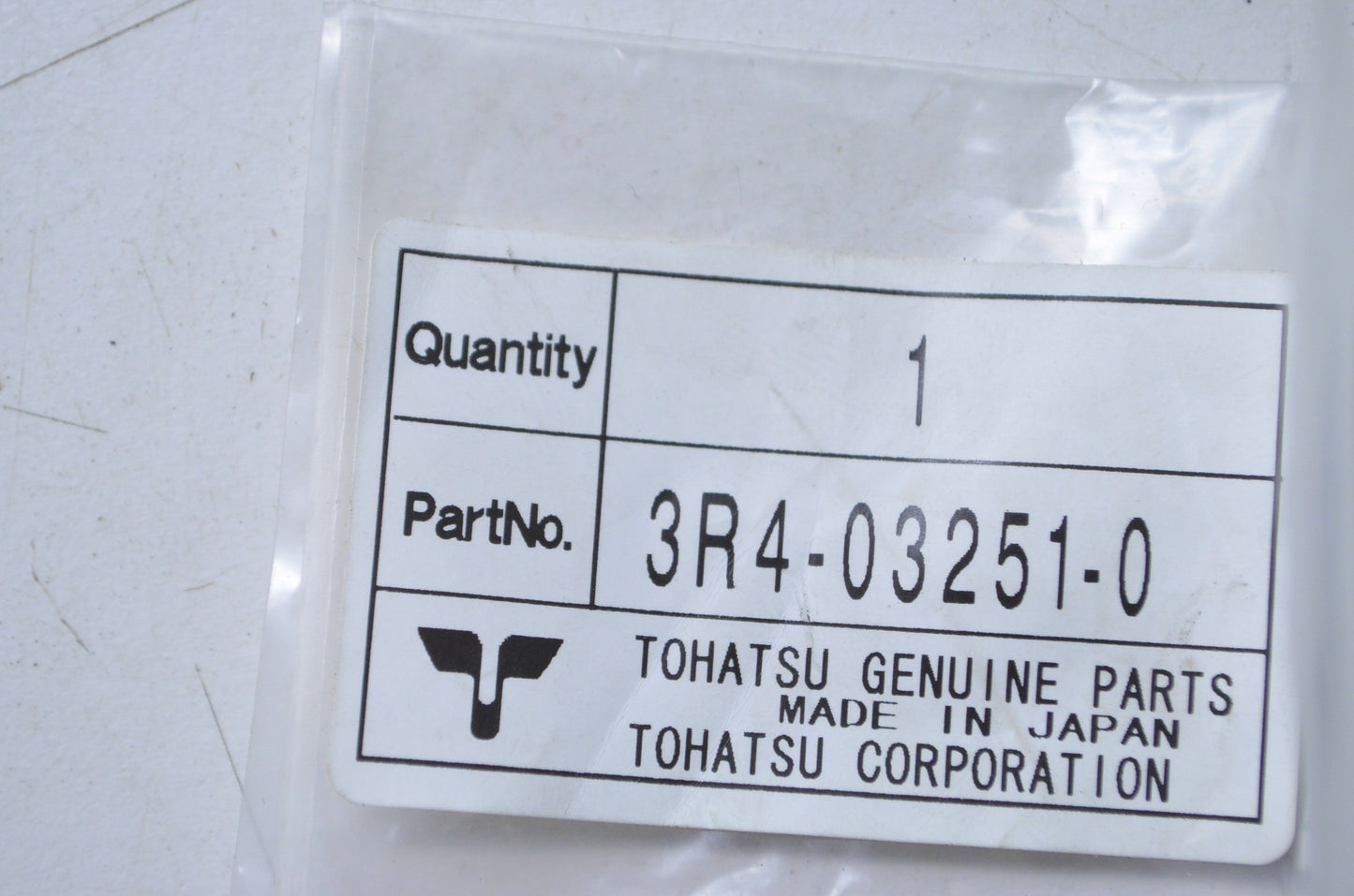 New OEM Tohatsu Main Jet #75 NOS