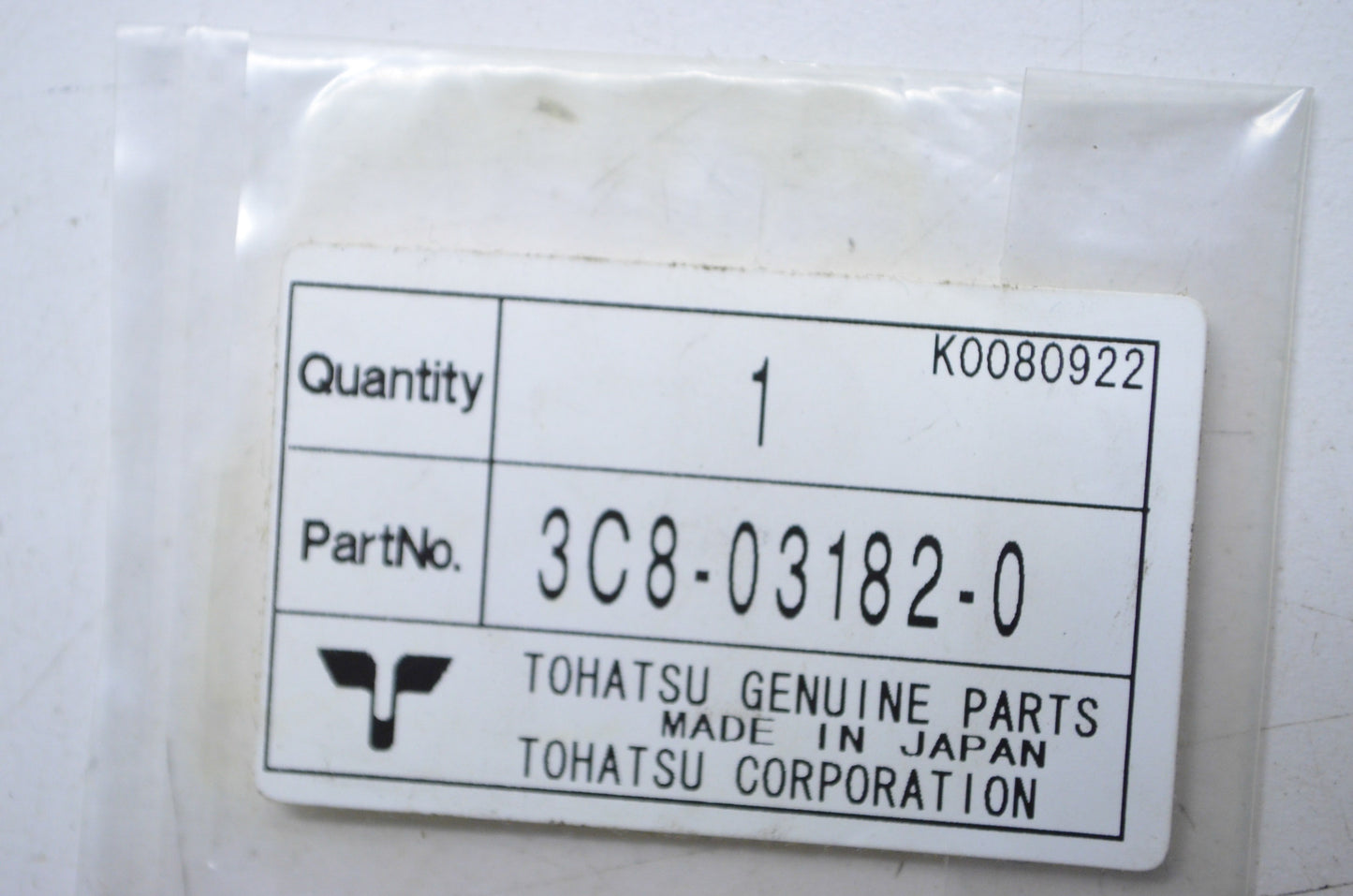 New OEM Tohatsu Carburetor Gasket NOS