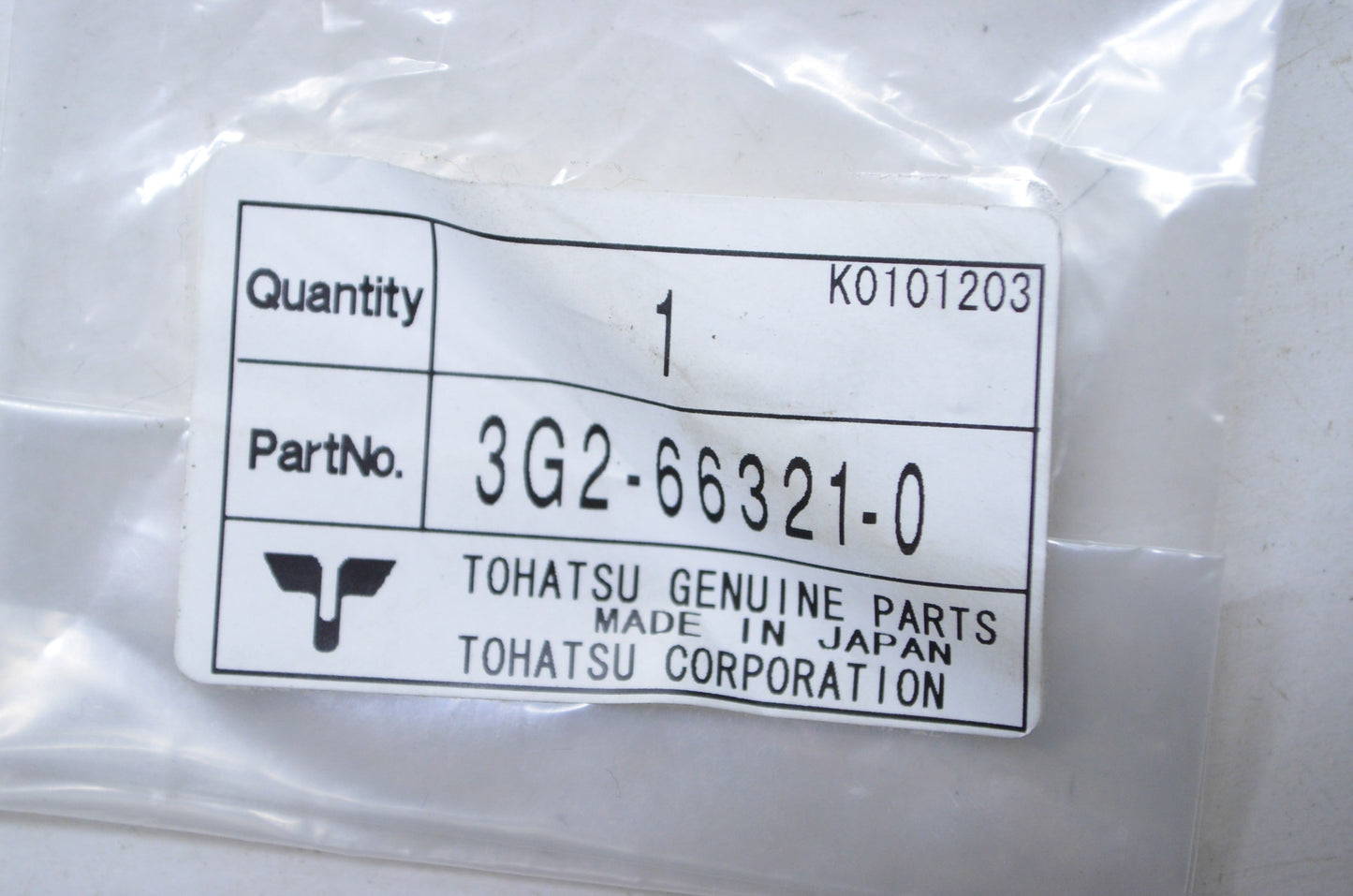 Tohatsu 3G2-66321-0 Reverse Lock Rod A NOS