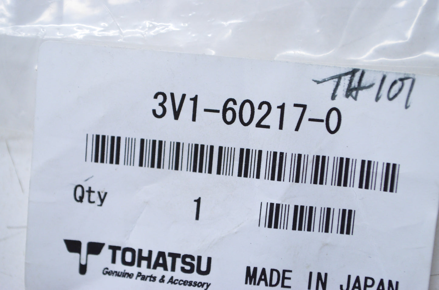 New OEM Tohatsu Trim Tab Anode NOS