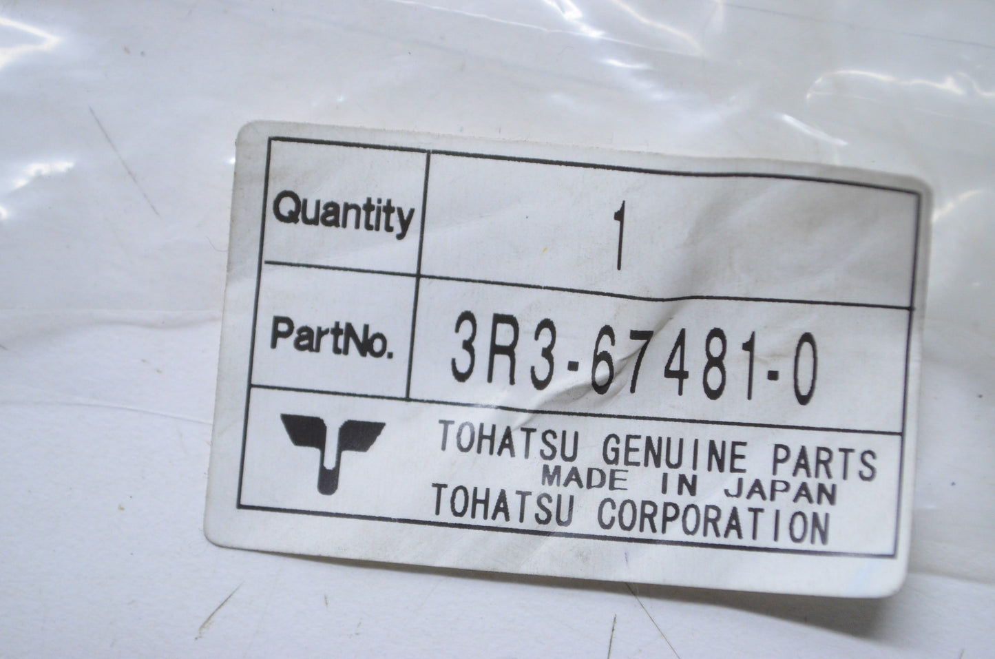New OEM Tohatsu Shift Bracket Cover NOS