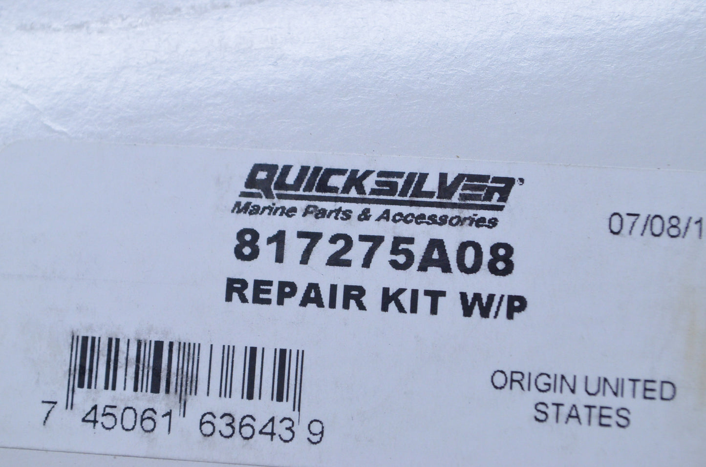 New OEM Mercury Water Pump Repair Kit NOS