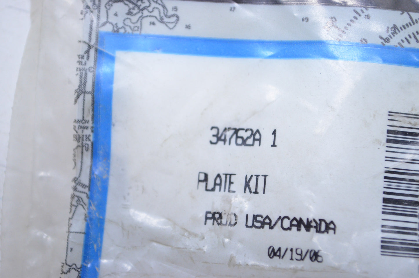 OEM Mercury 34762A 1 Anode Plate Kit NOS