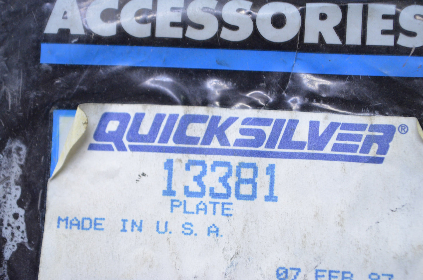 New OEM Mercury Plate NOS