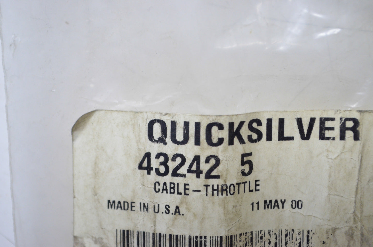 New OEM Mercury Throttle Cable NOS