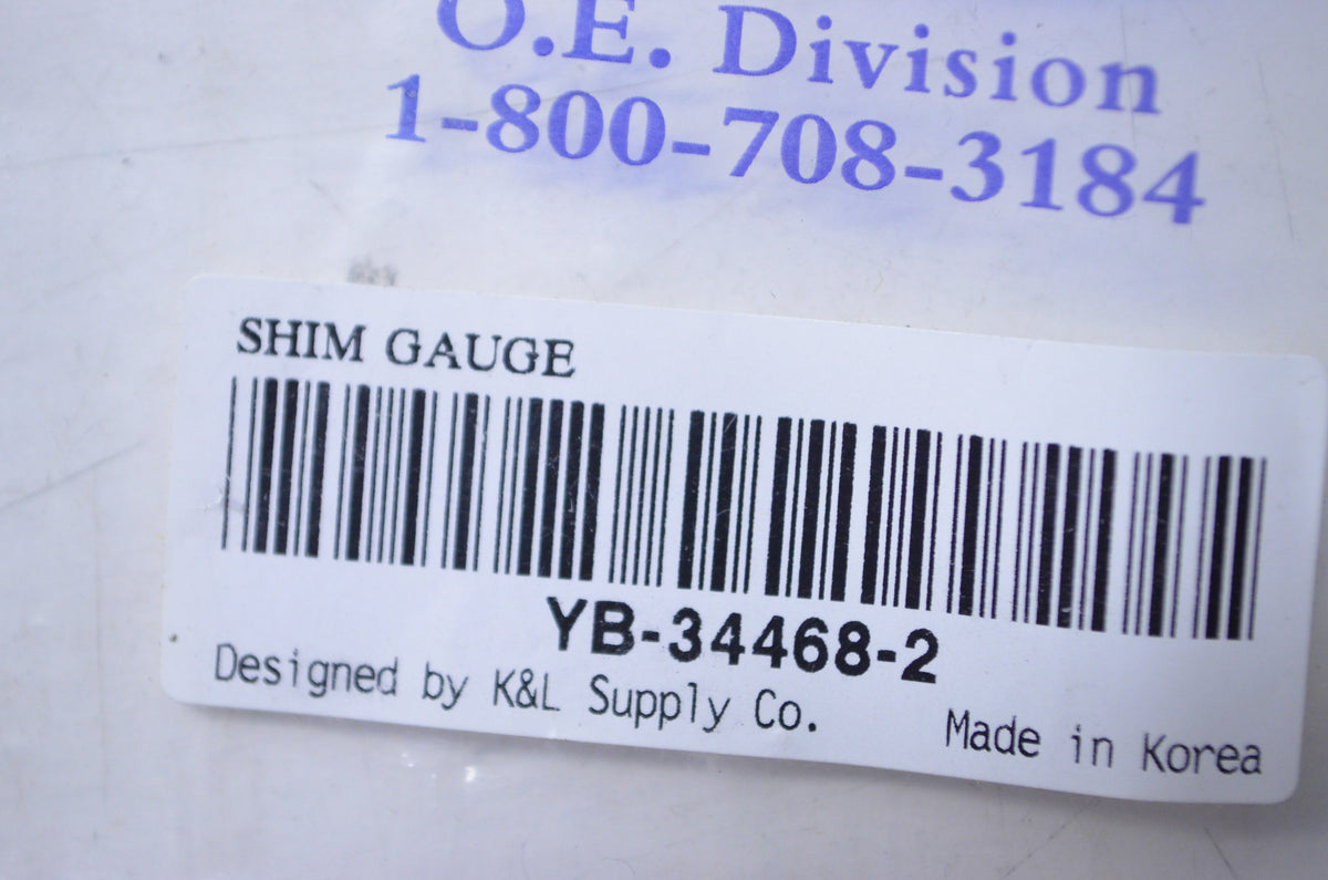 K&L YB-34468-2 Yamaha Shim Gauge NOS