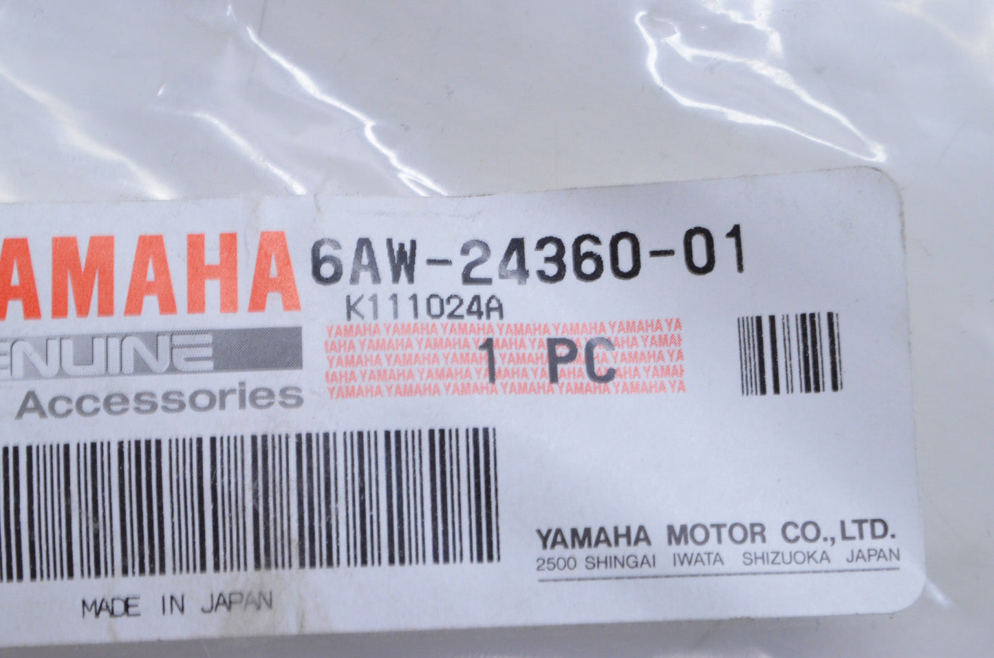 OEM Yamaha 6AW-24360-01-00 Primer Pump Assembly NOS
