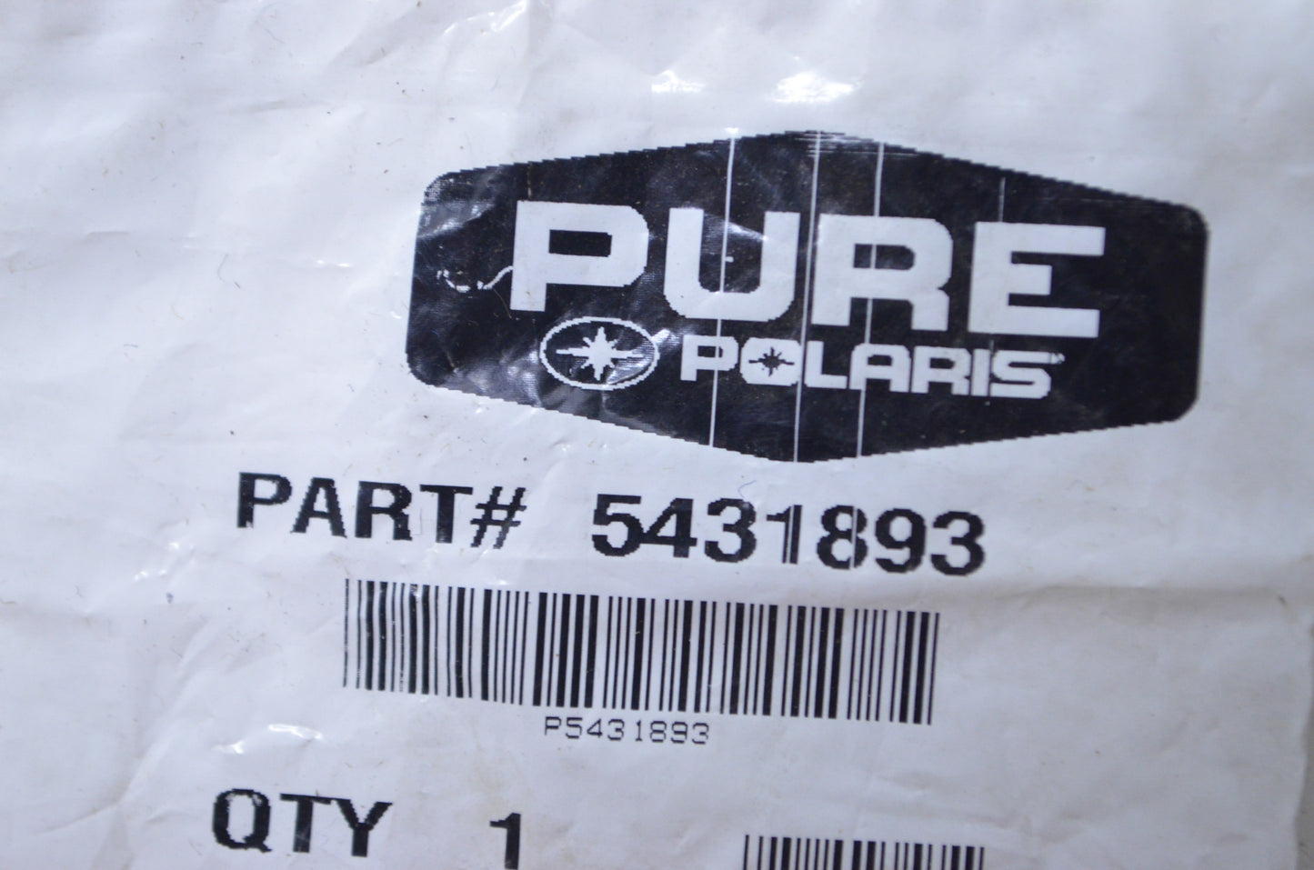 OEM Polaris 5431893 Trap Plug NOS