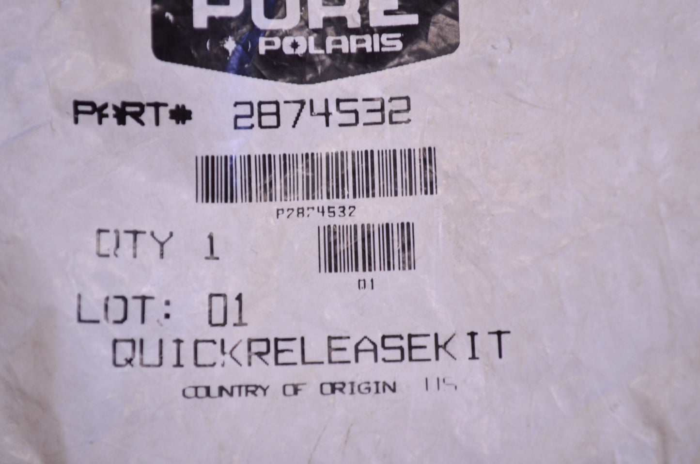 OEM Polaris 2874532 Quick Release Kit NOS