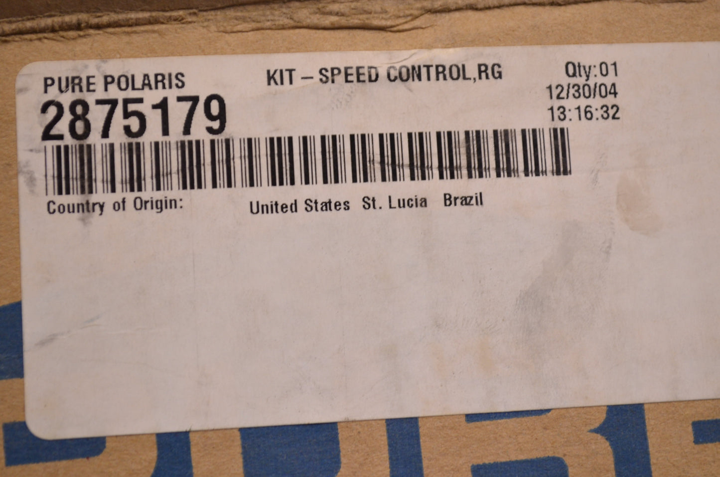 OEM Polaris 2875179 Speed Control Kit NOS