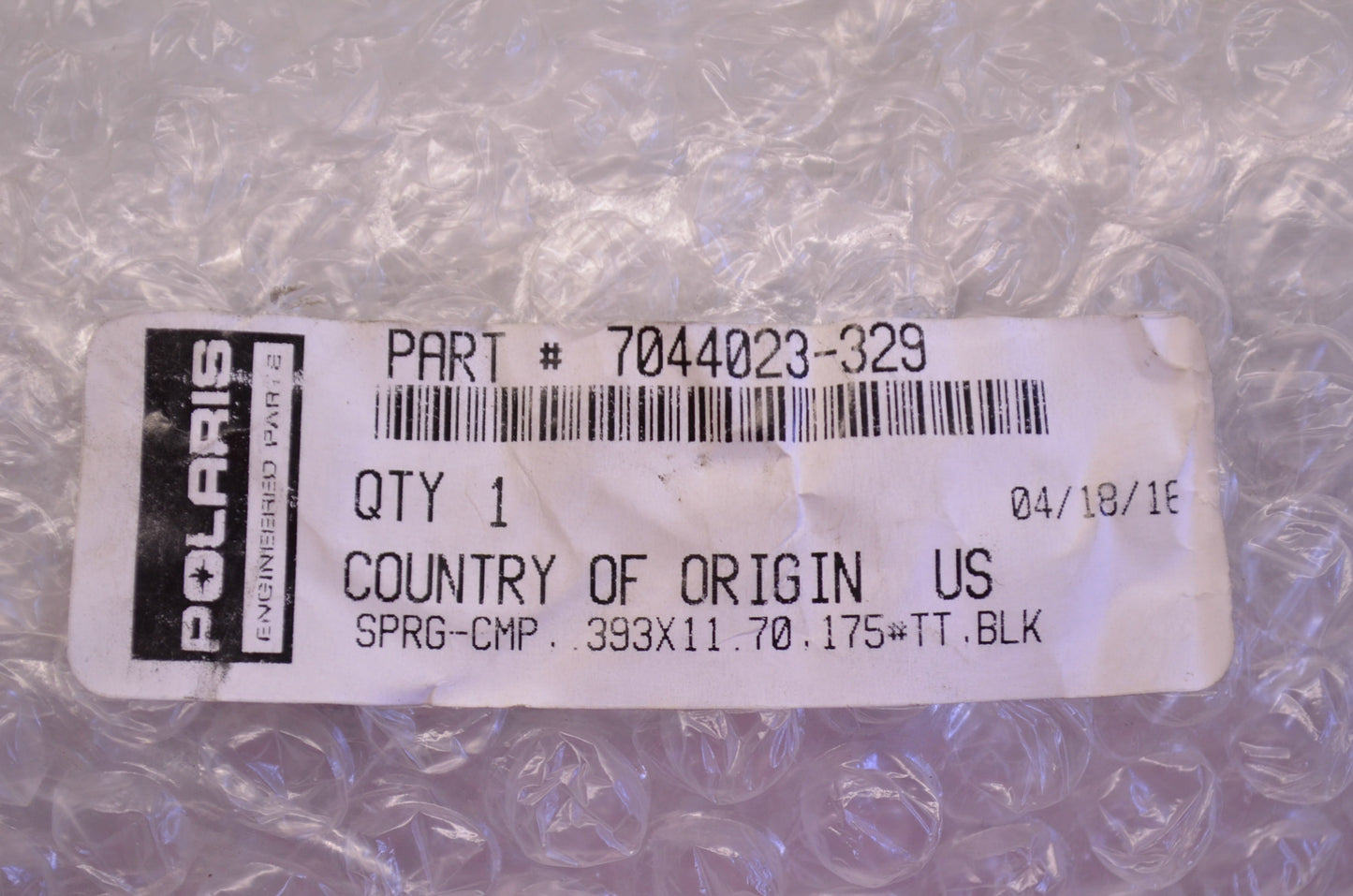 New OEM Polaris Compression Spring NOS