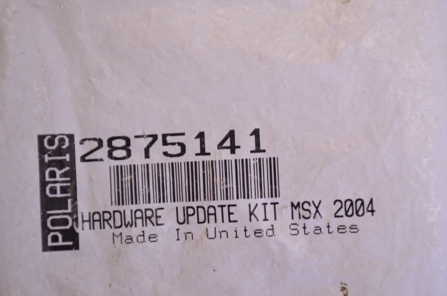 OEM Polaris 2875141 04 MSX Hardware Update Kit NOS