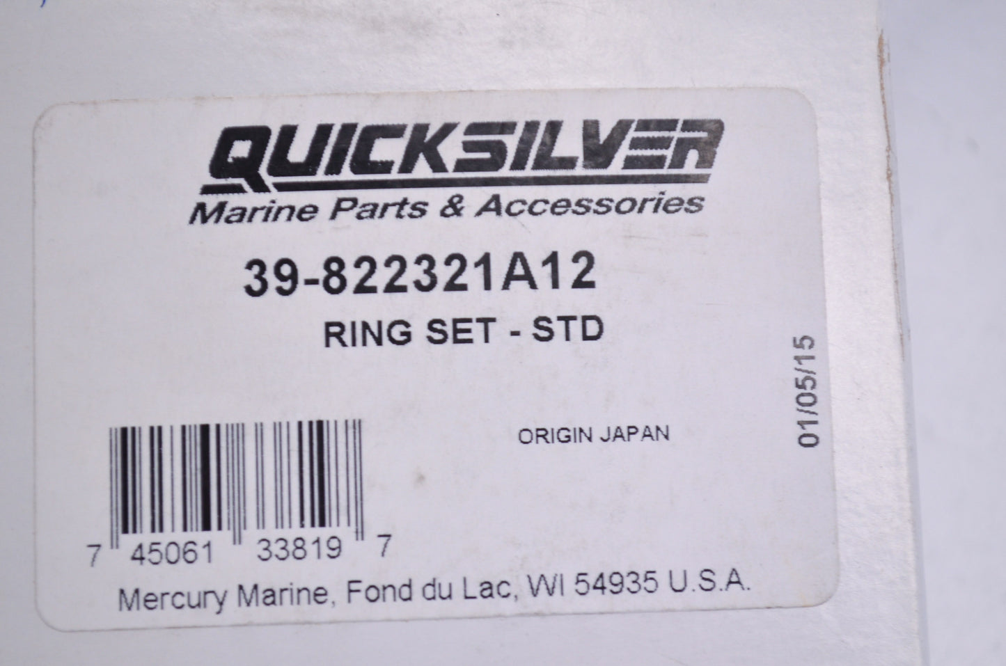 New OEM Mercury Ring Kit NOS