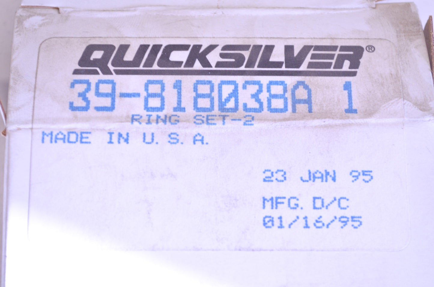 OEM Mercury 39-818038A-1, 39-818038A1 Ring Kit NOS