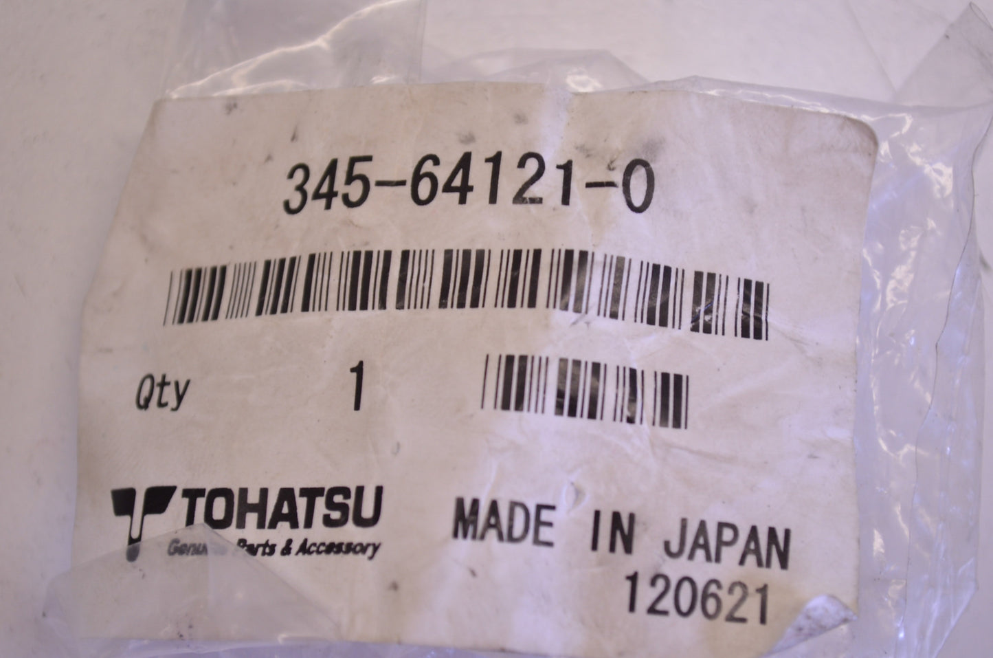 OEM Tohatsu 345-64121-0 Propeller Nut NOS