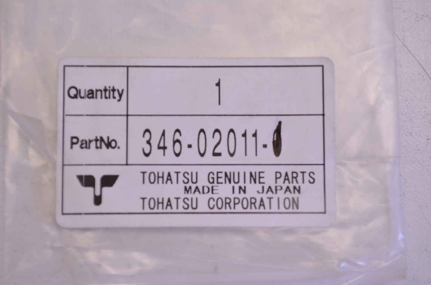 OEM Tohatsu 346-02011-1 Carburetor Gasket NOS