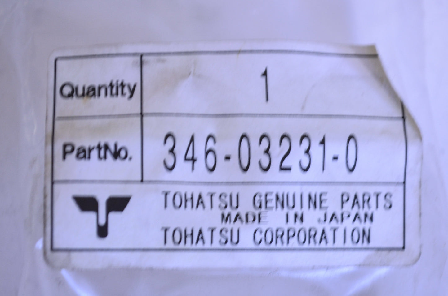 New OEM Tohatsu Carburetor Float NOS
