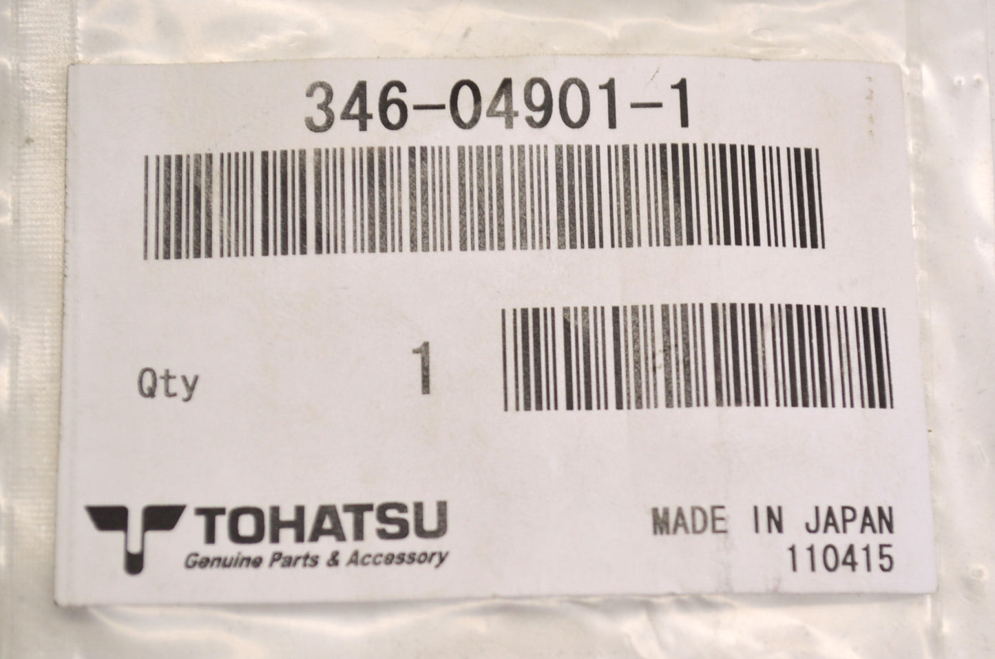 Tohatsu 346-04901-1 Gasket NOS