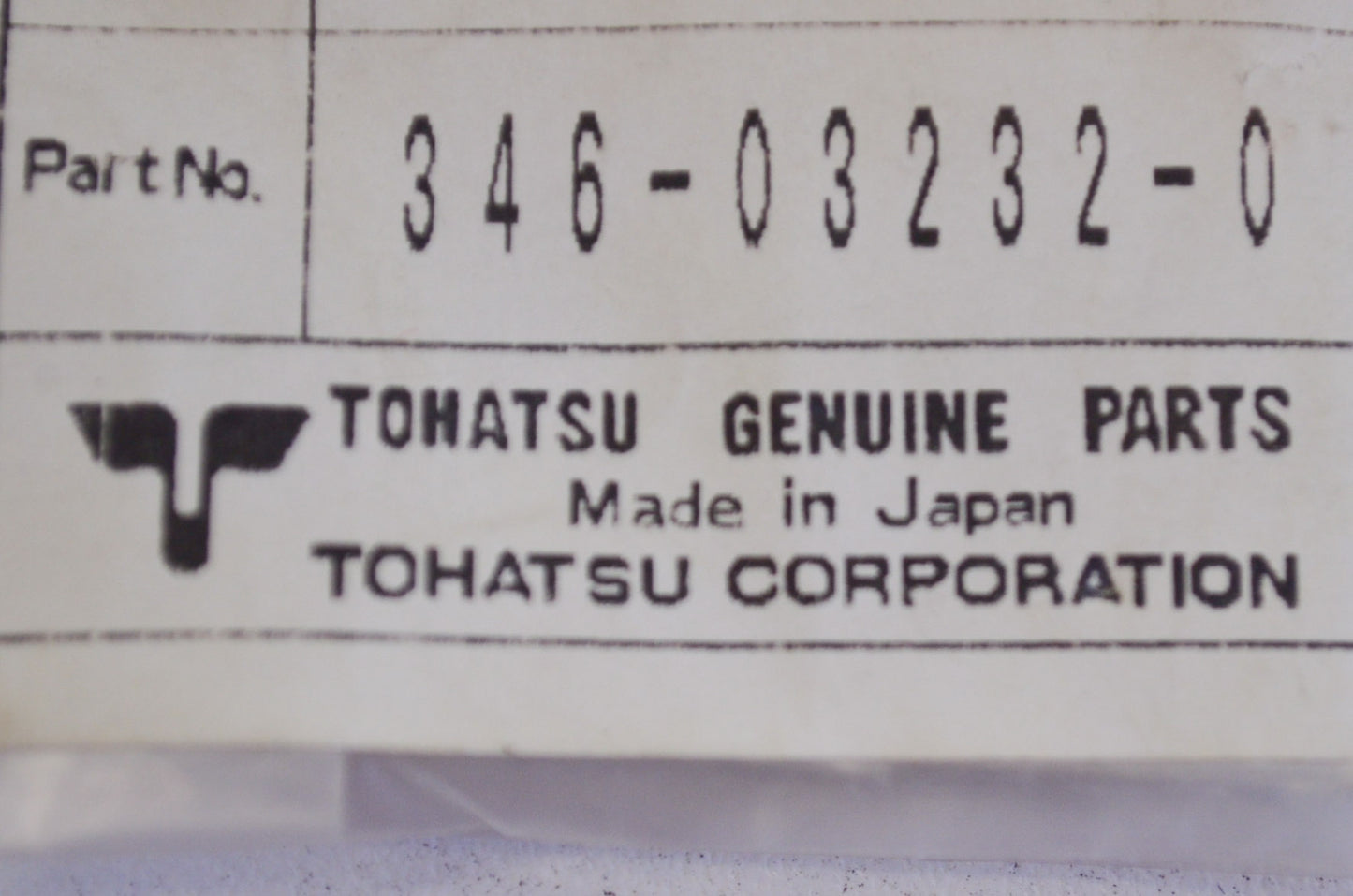 Tohatsu 346-03232-0 Arm Pin QTY 2 NOS