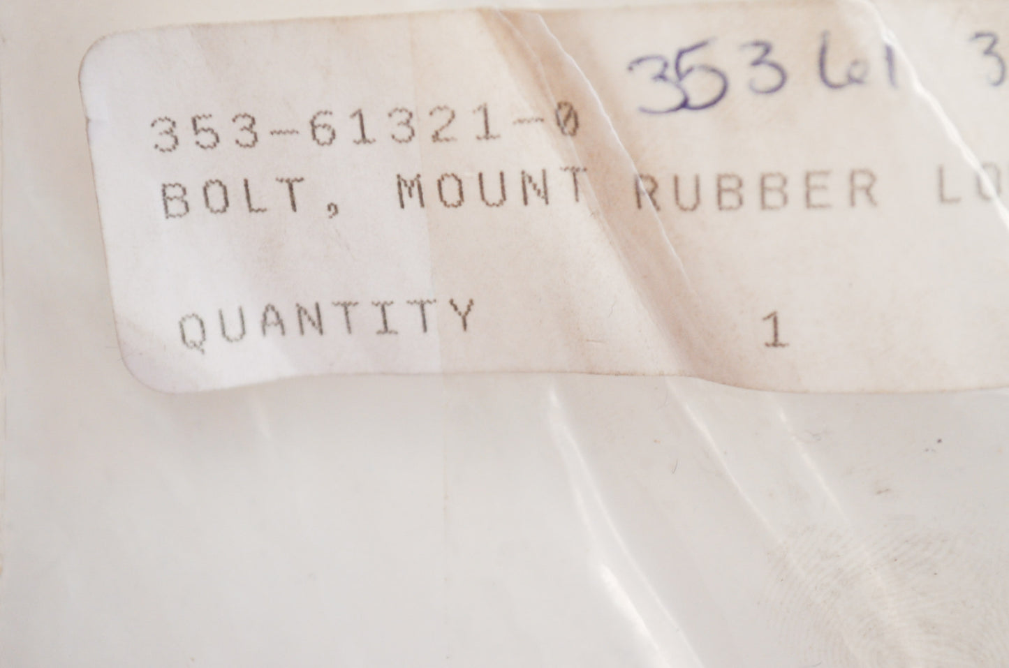 Tohatsu 353-61321-0 Bolt NOS
