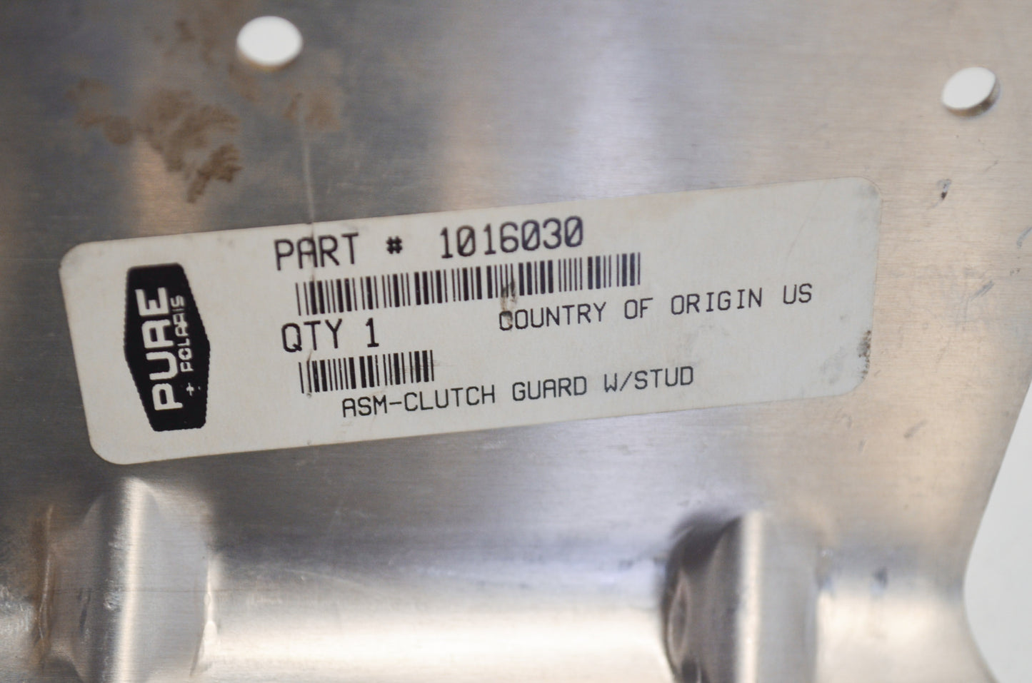 OEM Polaris 1016030 Clutch Guard W/Stud Assembly NOS