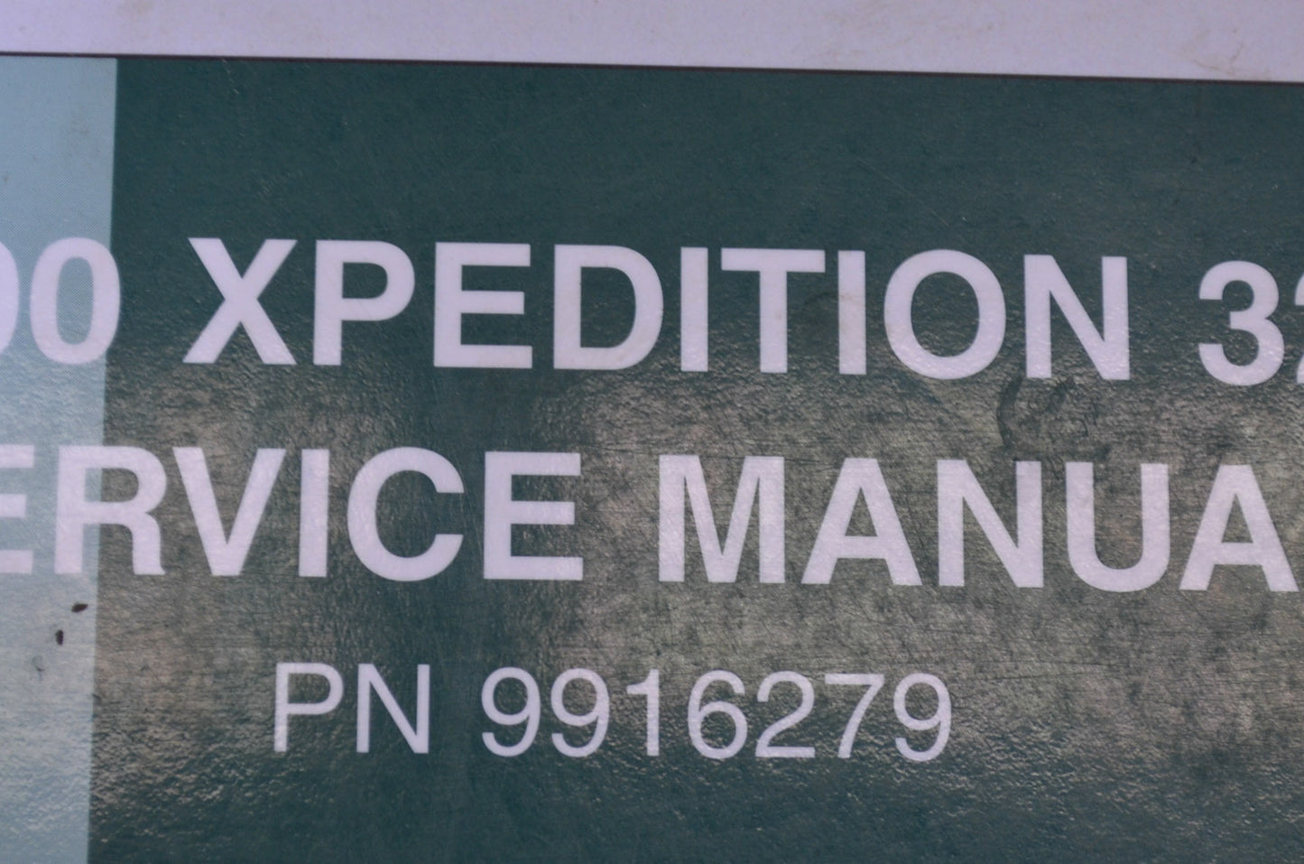 OEM Polaris 9916279 Service Manual 00 Xpedition 325