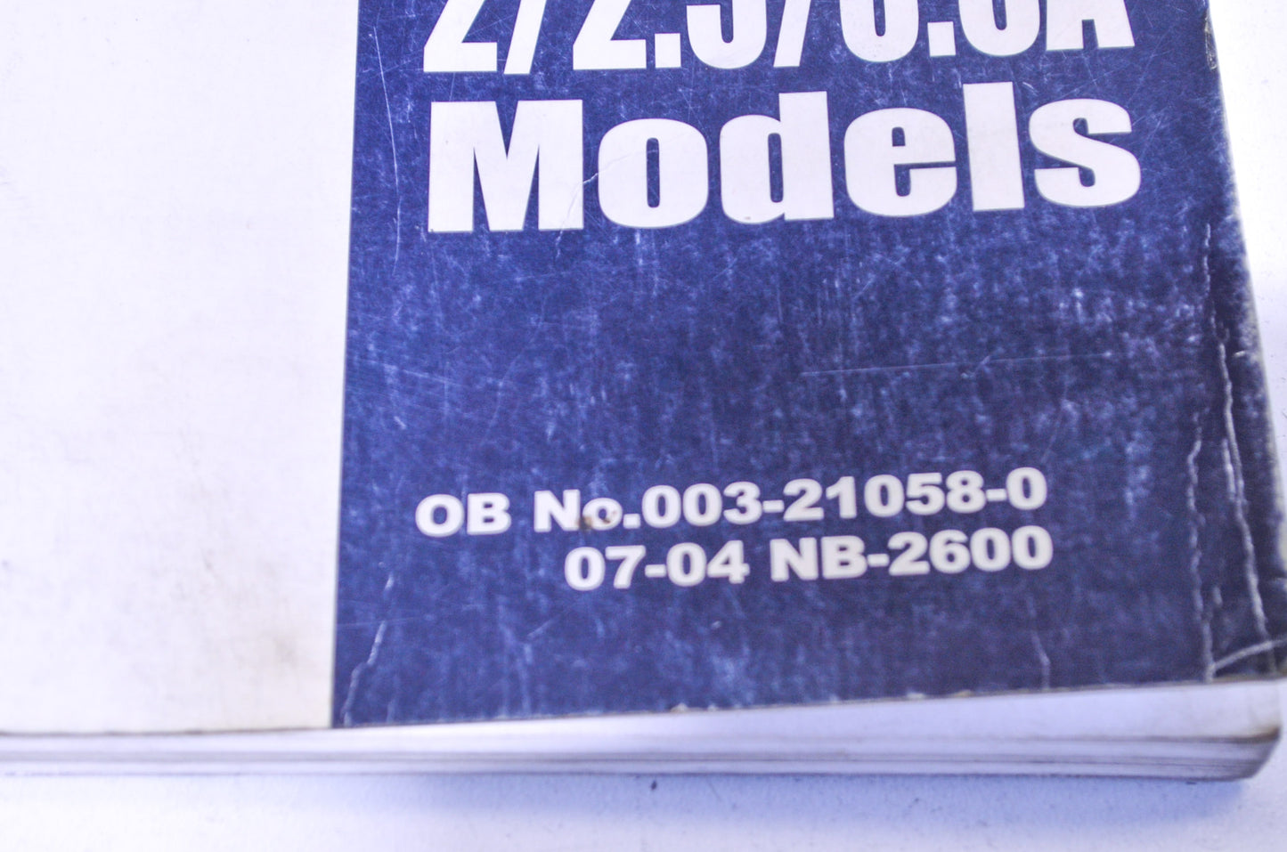 OEM Tohatsu 4-Stroke MFS 2/2.5/3.5A Service Manual