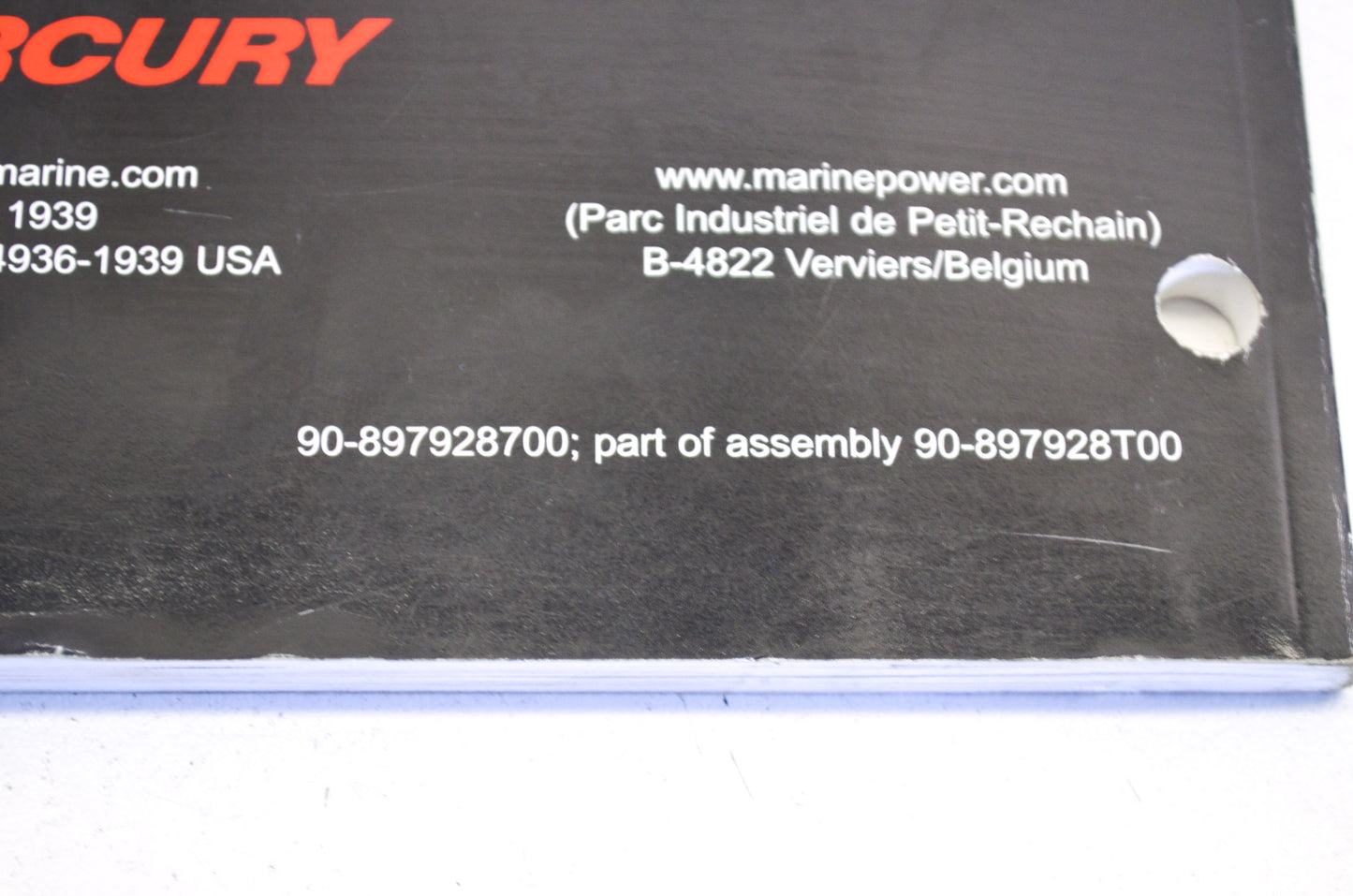OEM Mercury 90-897928700 Service Manual 135/150/175 Verado 4-Stroke Section 7