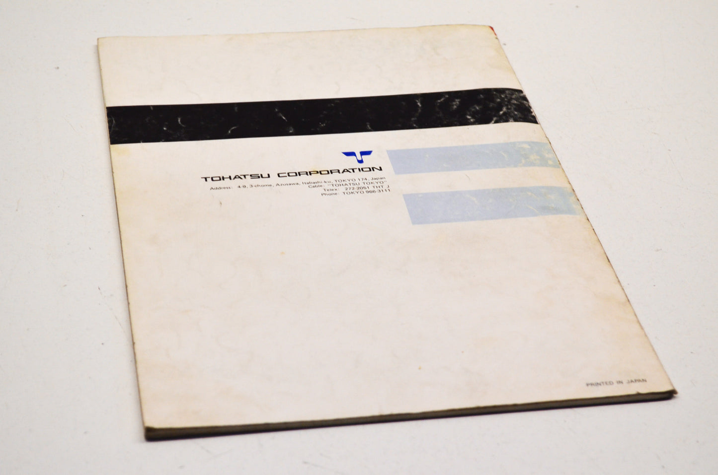 OEM Tohatsu M5A2/M3.5A Shop Manual
