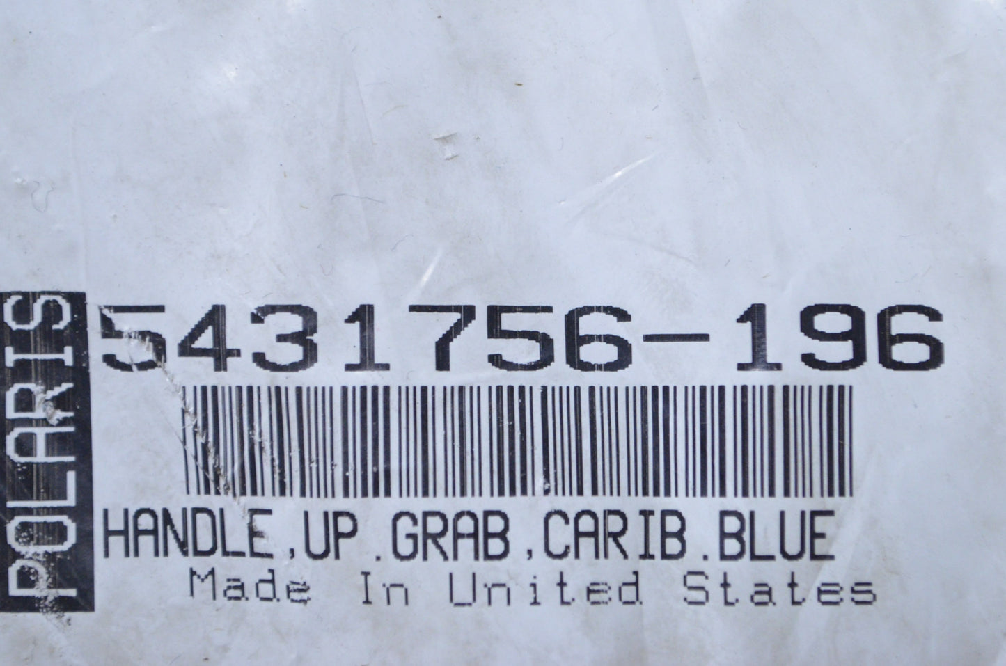 New OEM Polaris Grab Up Handle Caribbean Blue NOS