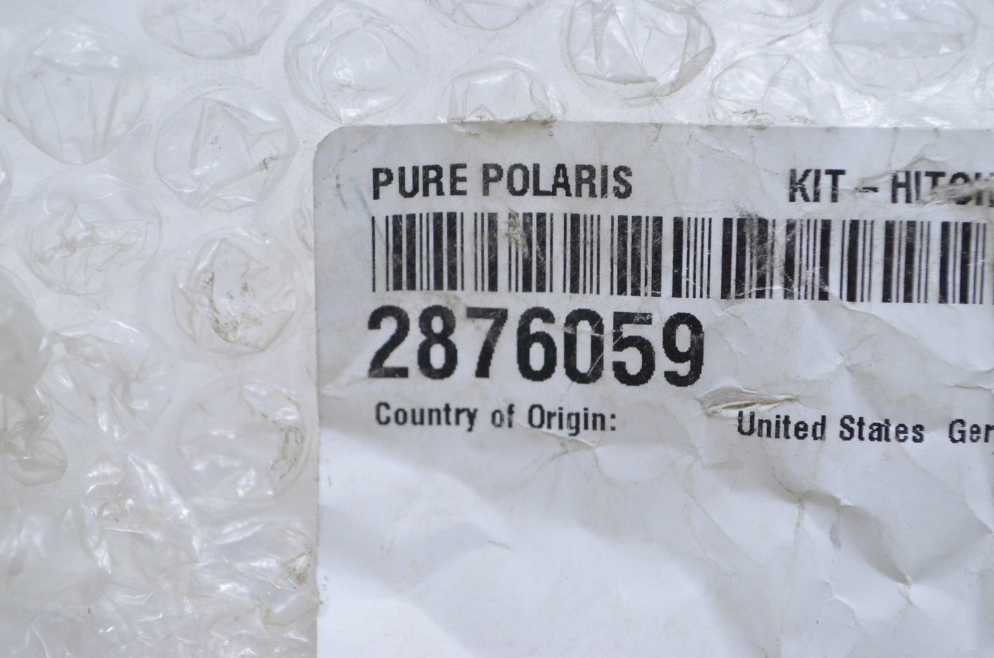 New OEM Polaris IQ Touring Hitch Kit NOS