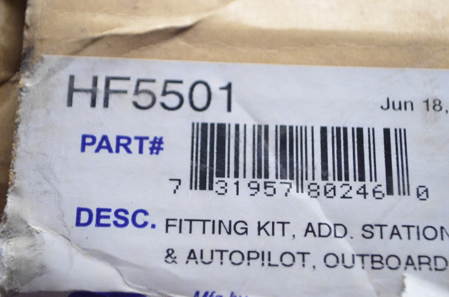 New TeleFlex Fitting Kit NOS