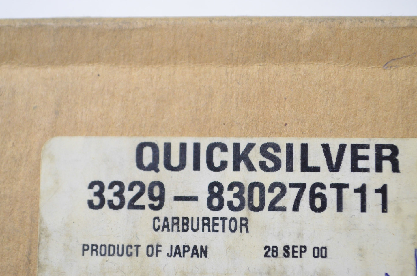 OEM Mercury 3329-830276T11 Carburetor NOS