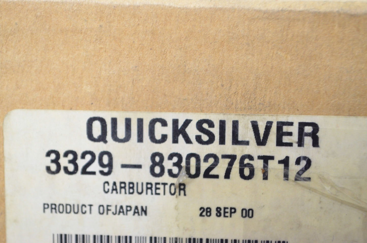 OEM Mercury 3329-830276T12 Carburetor NOS