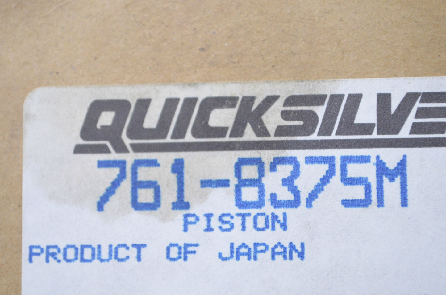 OEM Mercury 761-8375M Piston Kit NOS