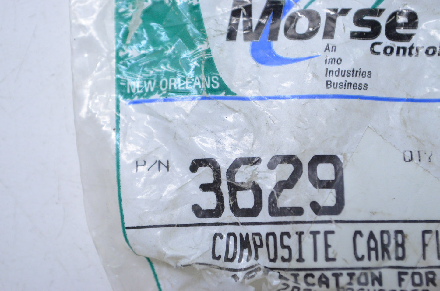 Morse Controls 3629, 992-97314 Composite Carburetor Float NOS