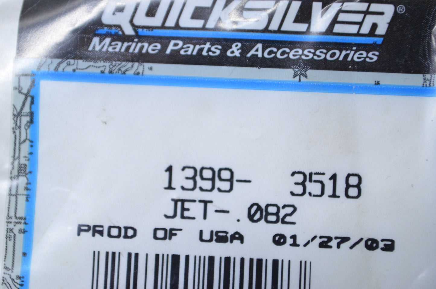 OEM Mercury 1399-3518 Jet .082 NOS